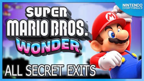 <strong>Wonder</strong> Seed, <strong>Secret Exit</strong>, and more. . Super mario wonder secret exits